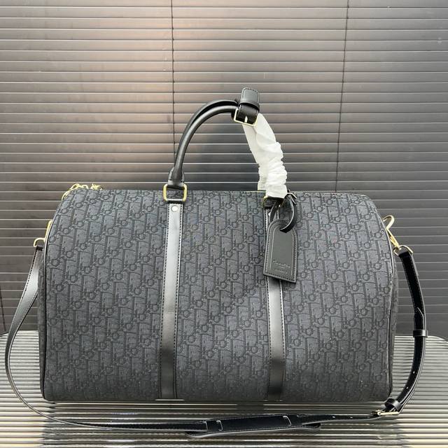 Dior Dior jacquard embroidery travel bag airport bag handbag original fabric mat