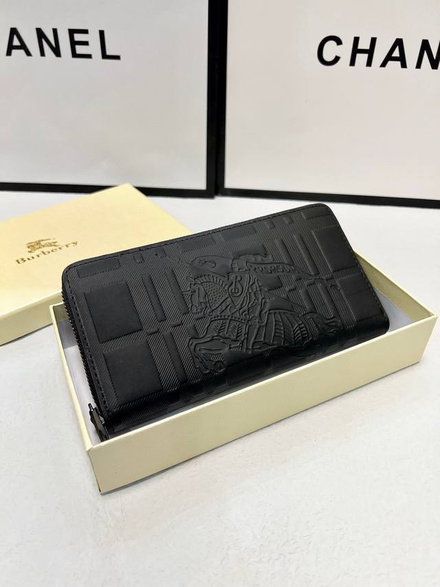 Color Black Size 20X10 Burberry new men's handbag original cowhide, first-class