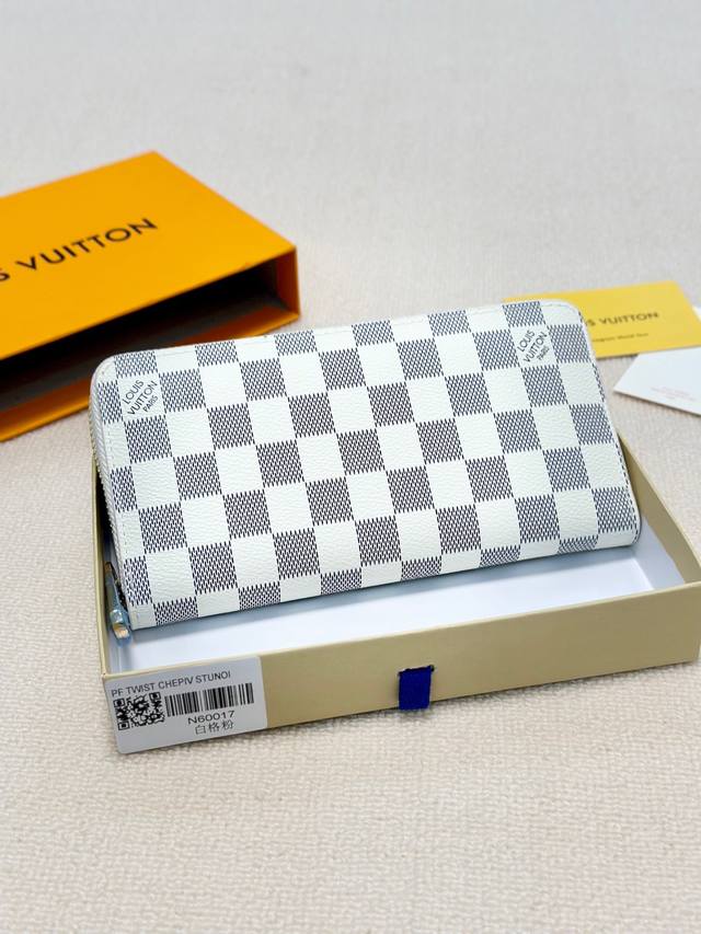 Color White Grid Pink Size 19X10 Model 60017Lv Counter Classic Single Zipper Wa