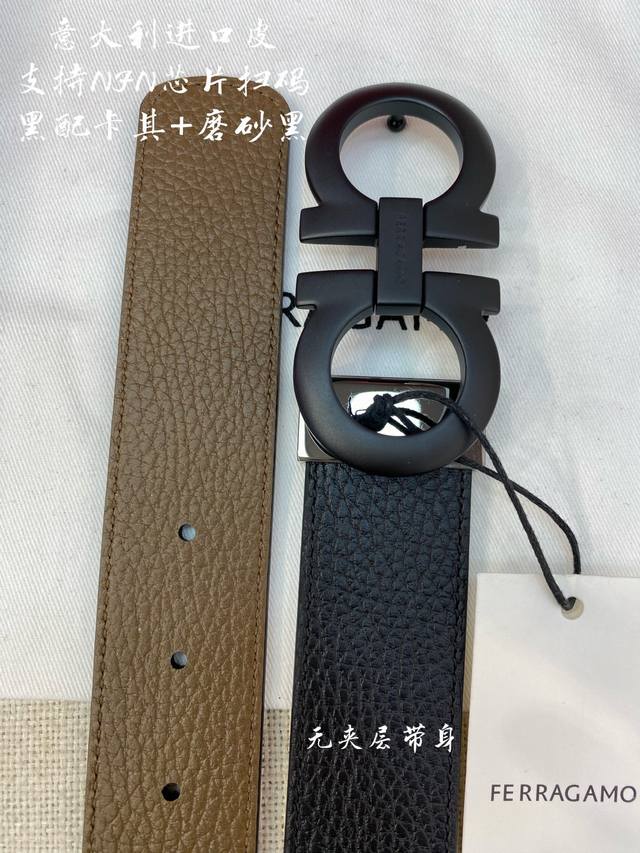 Ferragamo Ferragamo NFC chip scan code model genuine size 3.5Cm Italian original