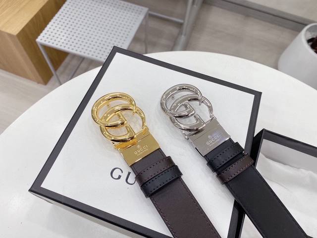 Gucci's popular belt is made of top-grade original leather with a width of 3.5 a