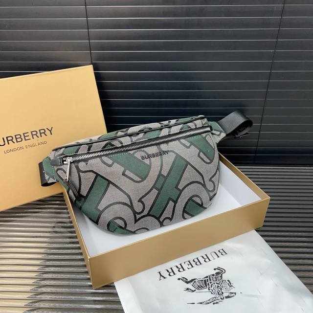 Burberry Burberry canvas waist bag unisex chest bag messenger bag casual all-mat