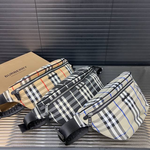 Burberry Burberry canvas waist bag unisex chest bag messenger bag casual versati