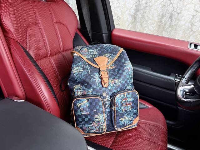 High-end new "Louis Vuitton" Lv backpack Louis Vuitton backpack N40755 Louis Vu