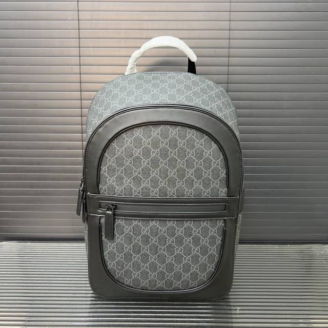 Gucci Gucci Gg rubber zipper backpack large capacity backpack school bag unisex
