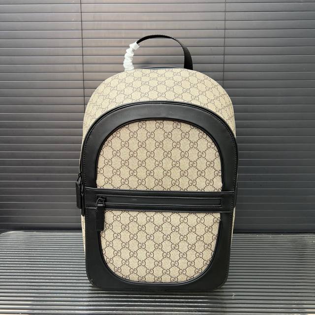 Gucci Gucci Gg rubber zipper backpack large capacity backpack school bag unisex
