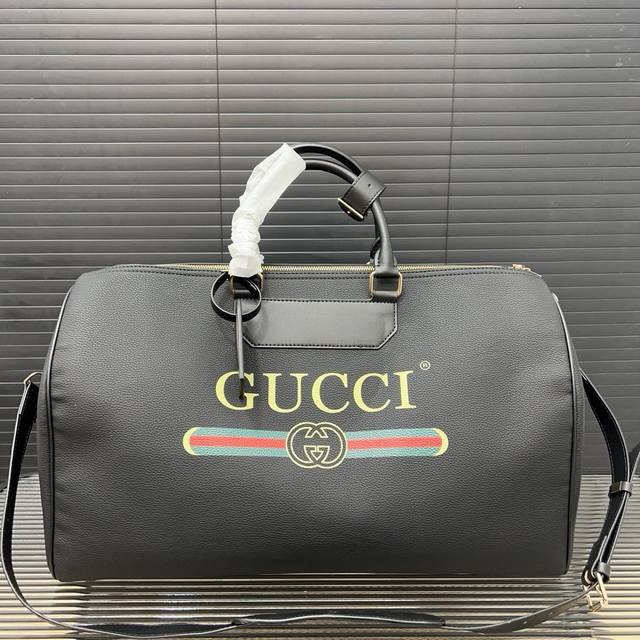 Gucci Gucci Gg celebrity style embossed travel bag handbag airport bag super lar