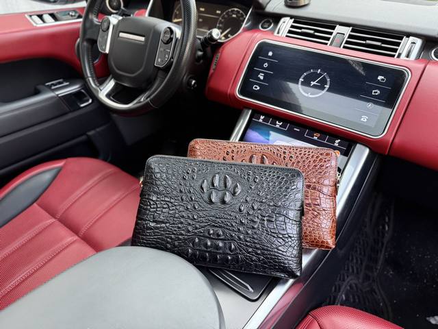 High-end goods New crocodile clutch bag Crocodile pure leather clutch bag Calfs