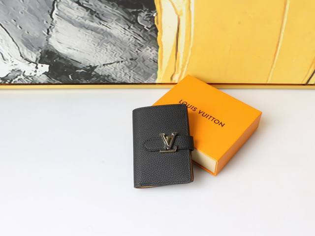 Color Black Monochrome Khaki Size 12X9Lv Vertical Cp Wallet in fine grain Tauri