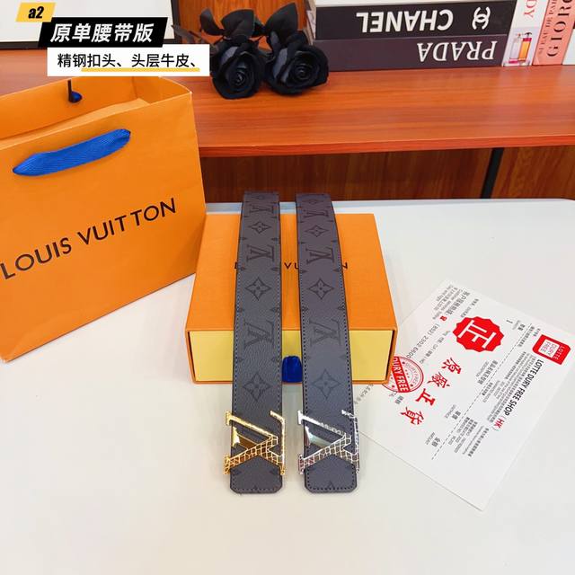Louis L Donkey Width 4.0Cm The top is original cowhide style effect The bottom i