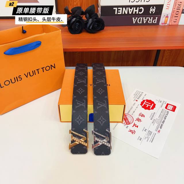 Louis L Donkey Width 4.0Cm The top is original cowhide style effect The bottom i