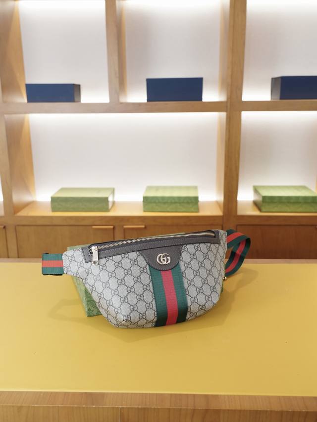 Gucci official website synchronized high version crossbody waist bag dual-purpos