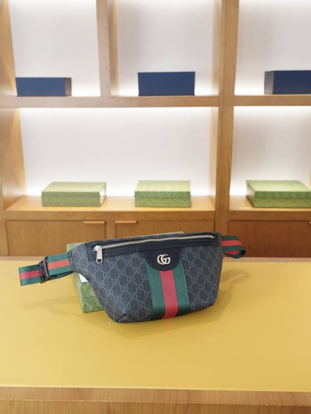 Gucci official website synchronized high version crossbody waist bag dual-purpos
