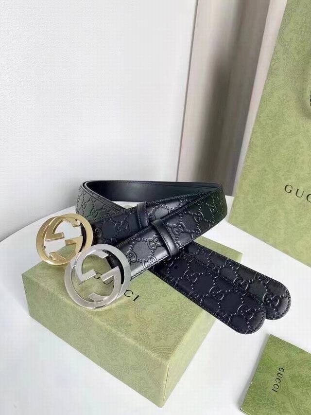 Gucci Gucci high-end quality, belt width 40mm, business casual boutique belt, ve