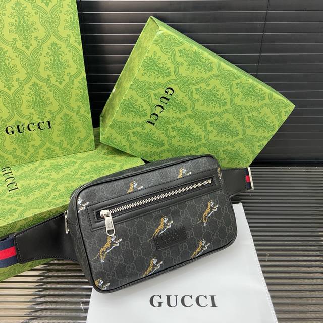 Gucci Gucci Gg printed waist bag crossbody chest bag unisex real shot original o