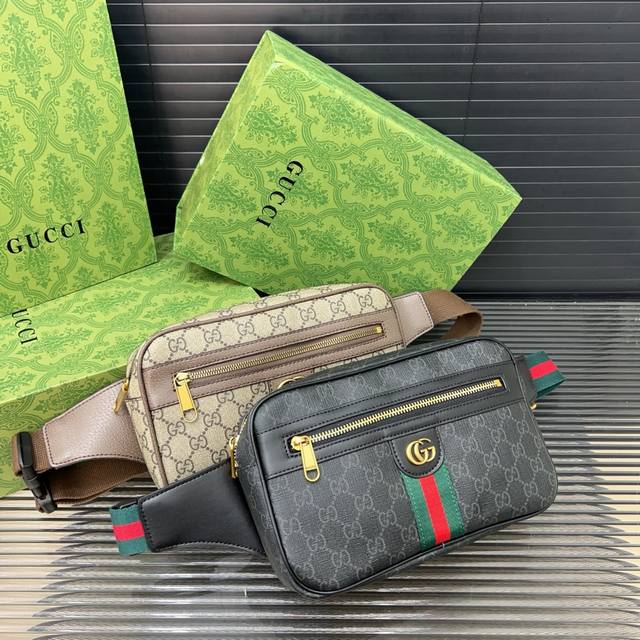 Gucci Gucci Gg printed waist bag crossbody chest bag unisex real shot original o