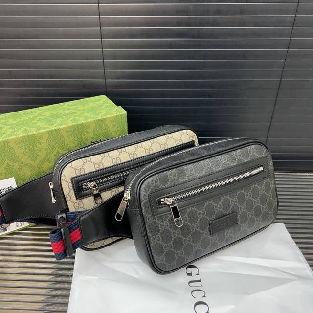 Gucci Gucci Gg printed waist bag crossbody chest bag unisex real shot original o