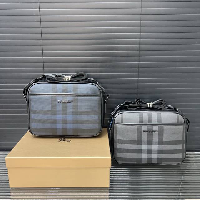 Burberry camera bag unisex shoulder messenger bag classic logo matching original