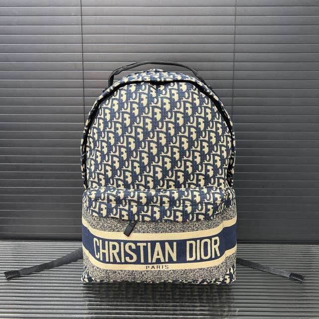 Dior Dior Travel Original embroidered old flower full print technology fabric ba