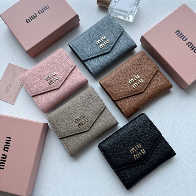 Color Black Brown Pink Gray Blue Size 11.5X10 The latest model from Miumiu is n
