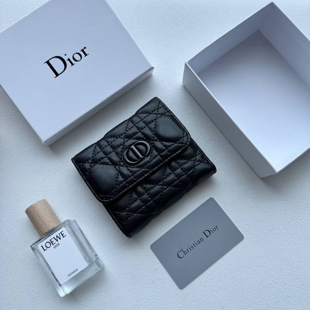 Color Black Size 11X10 Dior counter synchronization fashion wallet, high-qualit