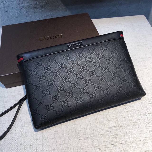 Color Black Size 28X18 Model 99043 Gucci men's popular handbag exquisite workma