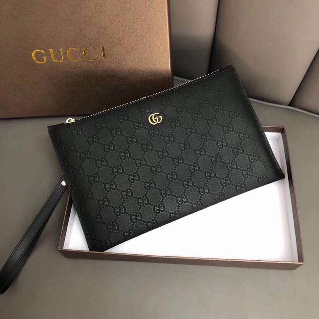 Color Black Size 28X18 Model 99081 Gucci men's popular handbag exquisite workma