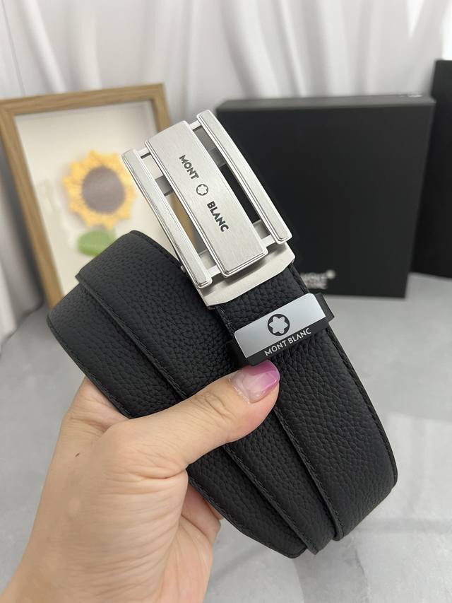 Product name: Montblanc automatic belt Material: original cowhide belt, 100% fi