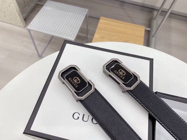 Gucci 3.5 Width Big Popular Gucc Full Set Packaging Gift Box Belt Whether it is