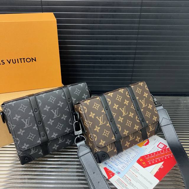 Louisvuitton Louis Vuitton Lv Trunk printed messenger bag crossbody shoulder bag