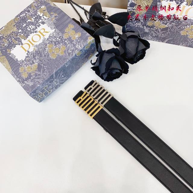 Dio Dijia women's original new product. The belt body is made of double-sided It