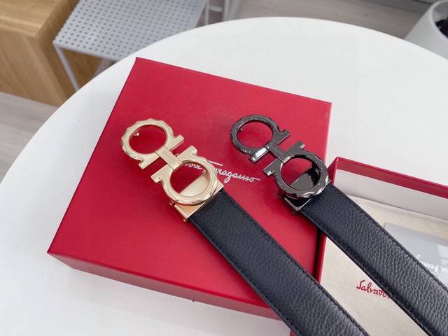 Ferragamo Universal Style Width: 3.4cm New pure cowhide with new style exquisit