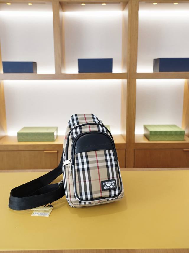 Burberry official website synchronized high version chest bag Timeless iconic pr