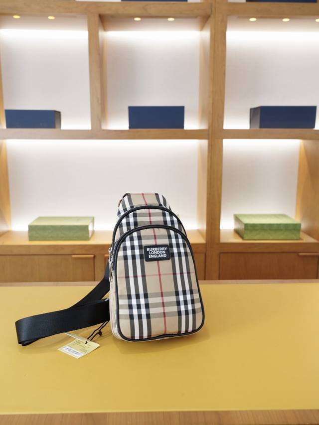Burberry official website synchronized high version chest bag Timeless iconic pr