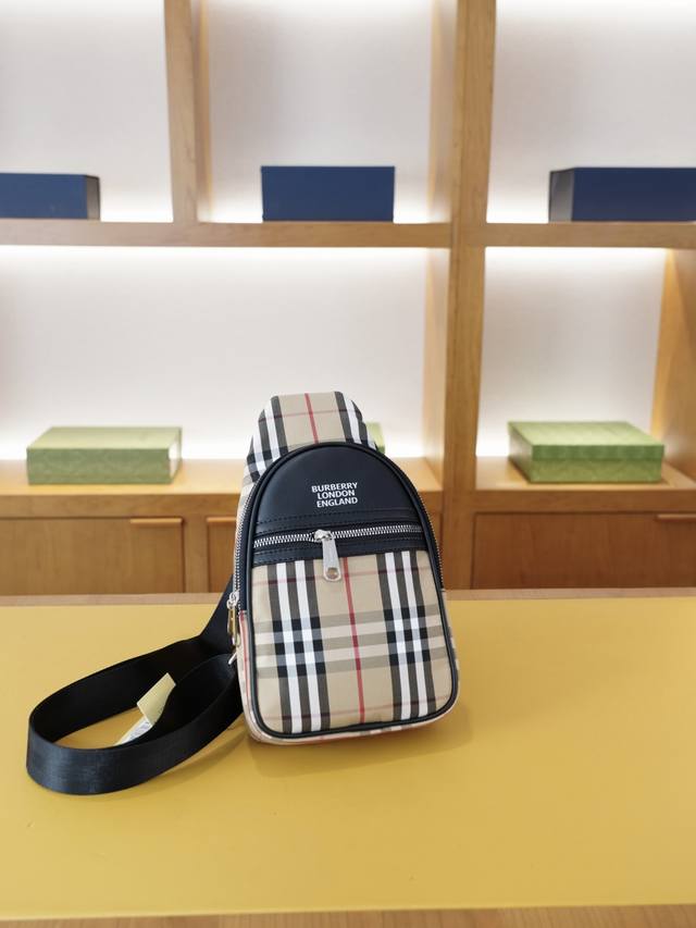 Burberry official website synchronized high version chest bag Timeless iconic pr