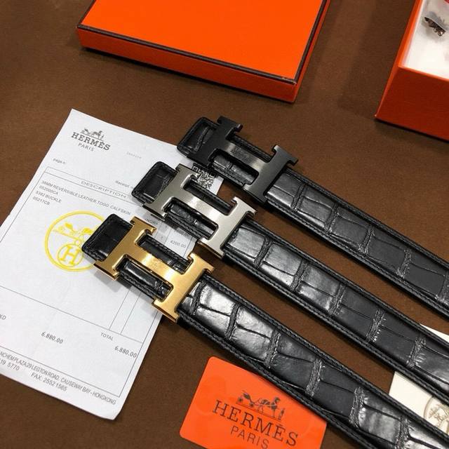 Brand: Hermes steel buckle Grade: original private goods. Double-sided top laye