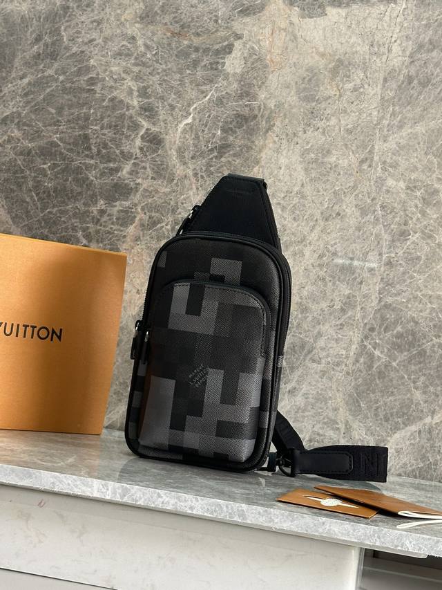 163 Variable Chip Top Original Bolsa Sling Avenue M14953 Black Grid Mosaic Black
