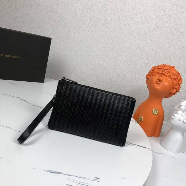 Small size with box Bv men's handbag follows traditional craftsmanship, selecte