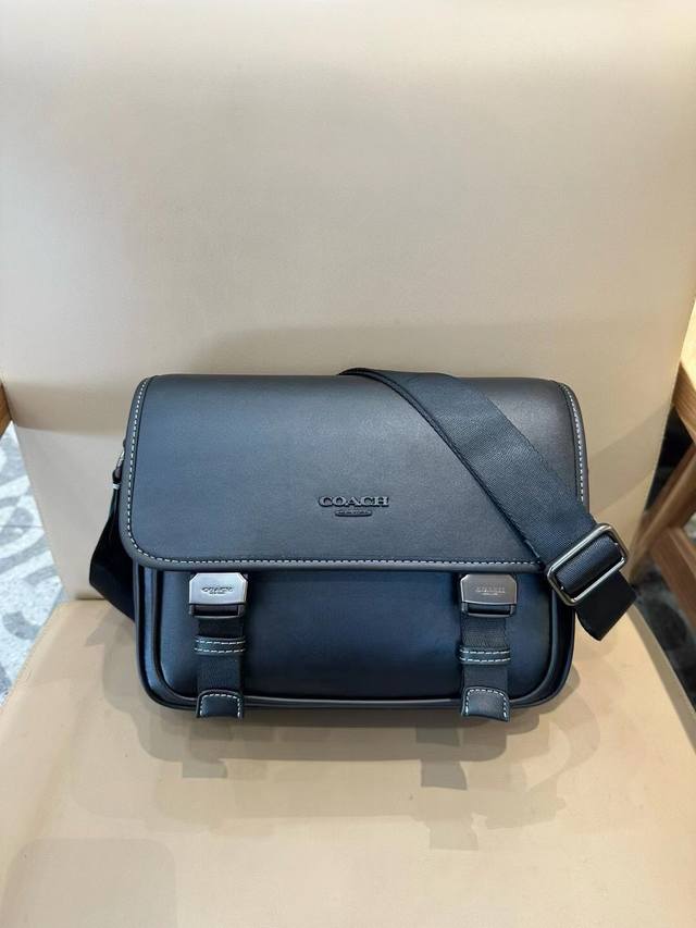 New Coach Outlet Ct716 Ct753 Cu110 Men's Classic Logo Monogram Racer Messenger B