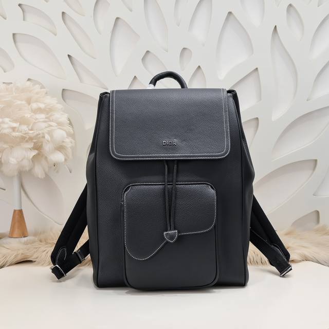 Dior - Dior's latest saddle backpack, original quality full leather model D1215,