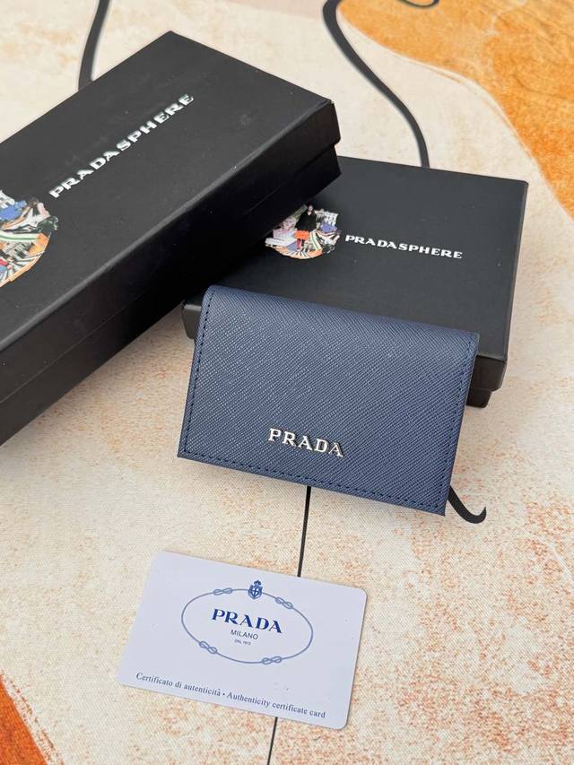 Prada popular men's card holder counter new style, official website synchronizat