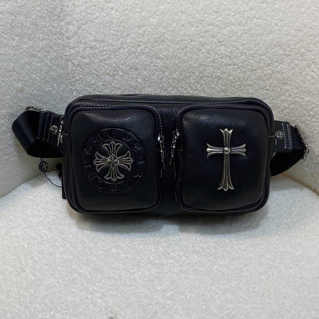 Top original Chrome Hearts counter new crossbody bag, large capacity, imported
