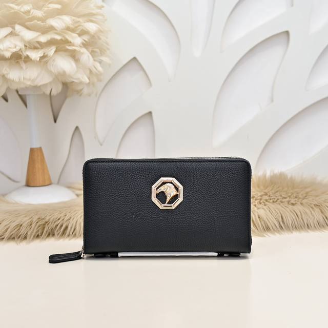 Stefano Ricci-The latest men's zipper wallet with double pulls. Made of imported