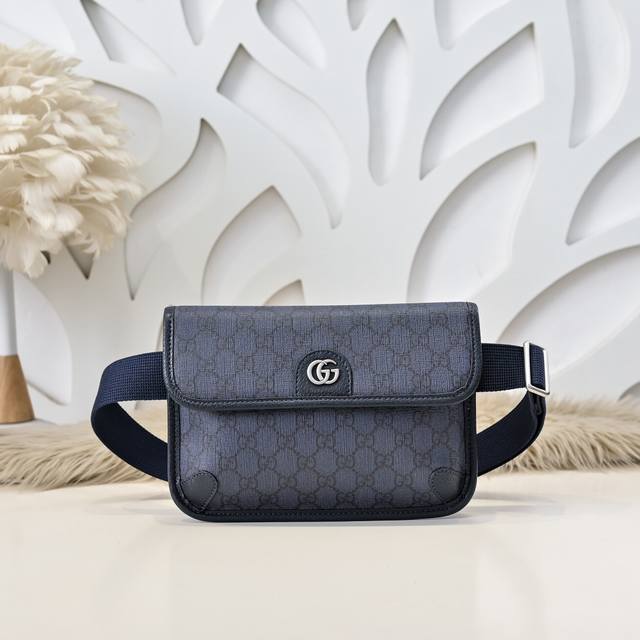Gucci-Gucci's latest men's waist bag and chest bag are made of imported calfskin