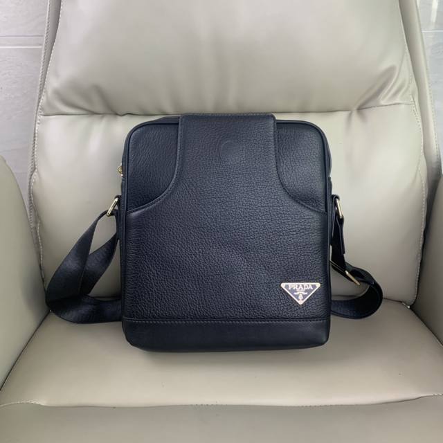 The latest hottest Prada vertical shoulder messenger bag is now shipping in lar