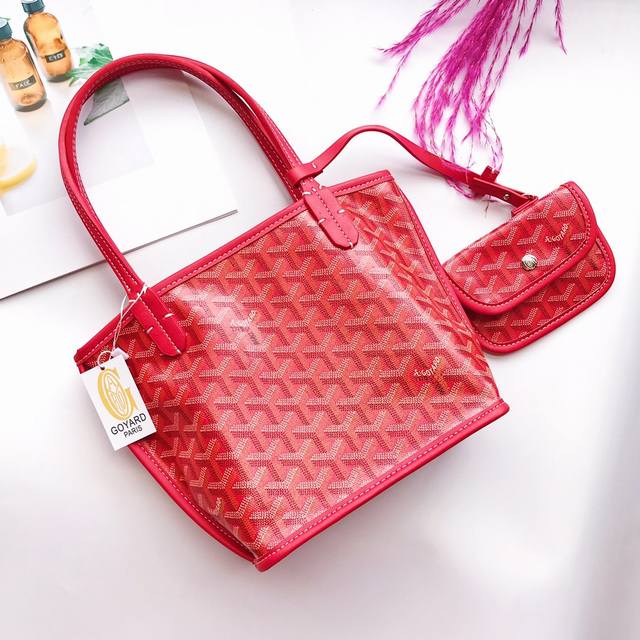 Goyar Goya Mini shopping bag, dog tooth bag, super invincible net red bag, casua