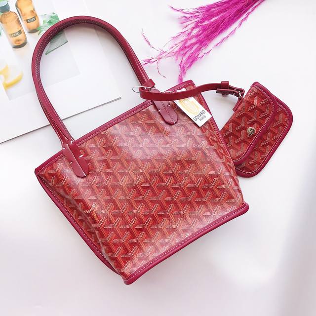 Goyar Goya Mini shopping bag, dog tooth bag, super invincible net red bag, casua