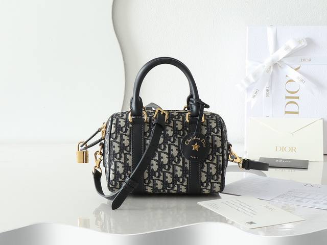 Dior Groove 20 Small Blue Fabric New to the Winter 2024 Ready-to-Wear collection