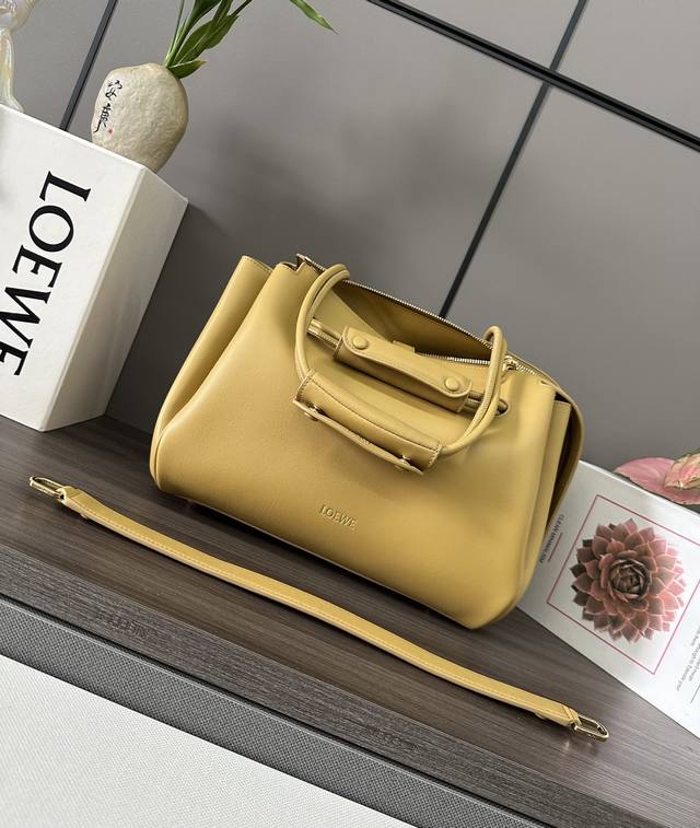 Luojia's new medium soft cow leather Madrid handbag The Madrid has a soft struc