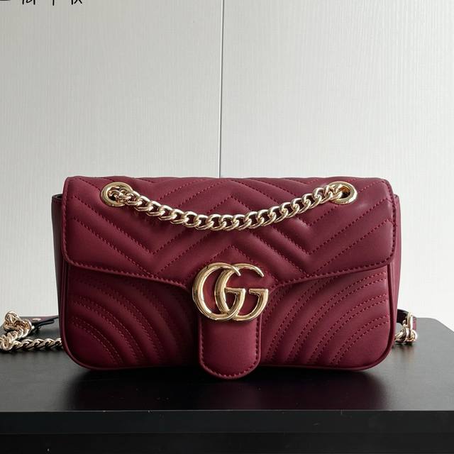 Upgraded version real shot# Style number: 443497 Burgundy Size: 26-7-15Cm Gg Mar